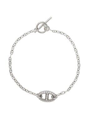 Hermes Chaine D'Ancre New Farandole Diamond Boule Bracelet